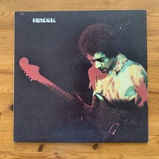Jimi Hendrix-Band of Gypsys, 2008 Capitol Reissue Red vinyl. VG
