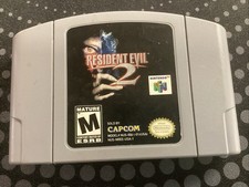 RESIDENT EVIL 2 Nintendo 64 N64 Original Authentic Cartridge Only/Tested Working