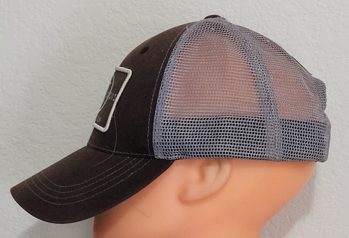 Garth Brooks Hat Stadium Tour Signature 7 Brown Taupe Mesh Trucker Cap Snap Back - Picture 5 of 8