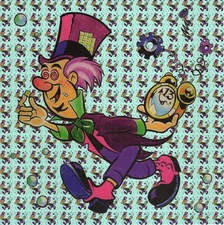 90's Mad Hatter by Mark McCloud - Dirty Dozen - VINTAGE BLOTTER ART