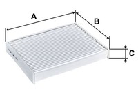 Valeo 715803 Filter, Innenraumluft FüR Dacia Passend FüR Nissan Renault