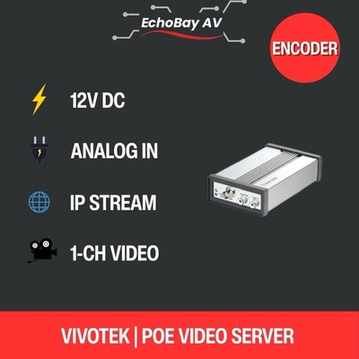 Vivotek 1 Ch PoE Video Server (VS7100)