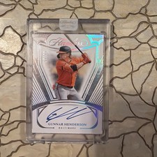 Panini Flawless Gunnar Henderson Auto /25 HOT! Orioles Baltimore 2024 On Card ! 