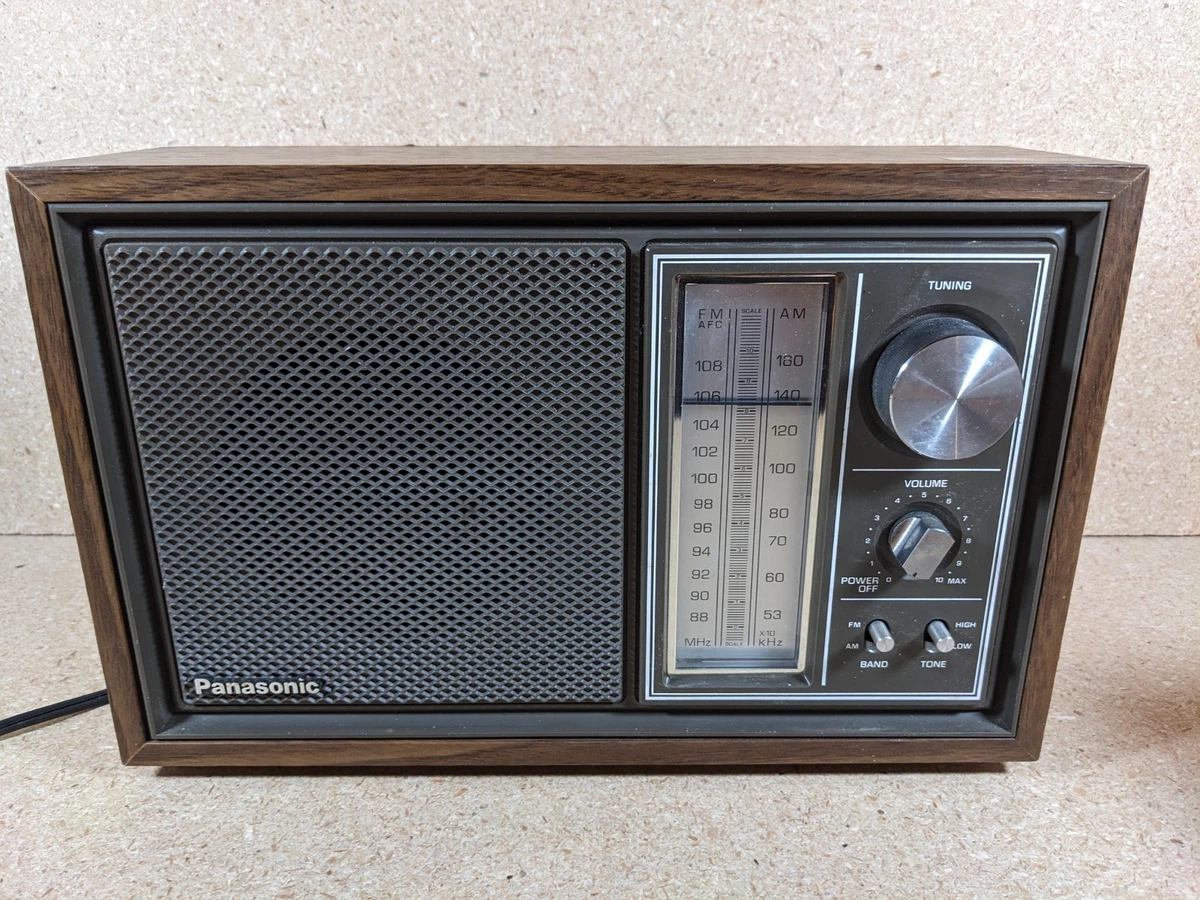 良品】Panasonic RE-30 レトロデザイン AM/FM ラジオ 良品】Panasonic