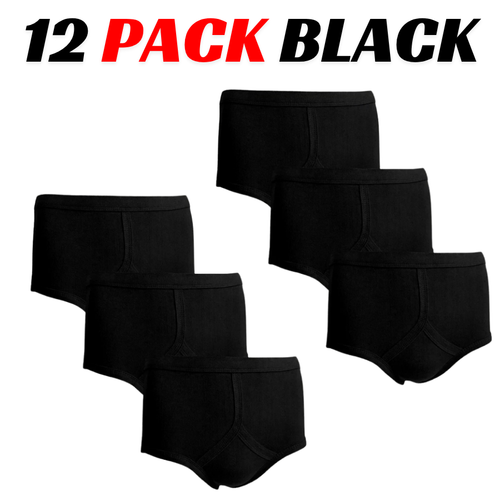 6 Pairs Men's Y-Fronts Underpants, 100% Pure Cotton Underwear, M L XL XXL - Picture 11 of 12