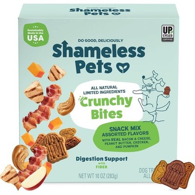 Crunchy Dog Treats Snack Mix Variety 10oz Healthy Dog Biscuits Cookies Natural