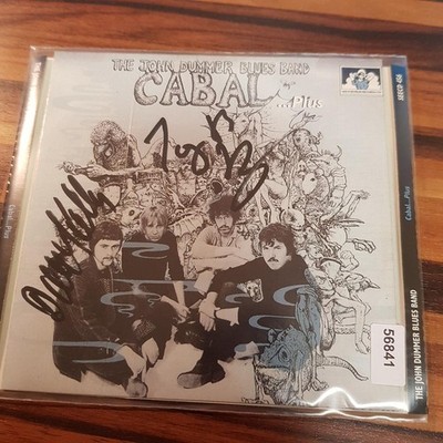 JOHN DUMMER BLUES BAND cabal plus SIGNED VG+/VG+ (CD Album, Rock, See For Miles)