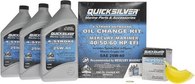 Quicksilver 4-Stroke Oil Change Kit   for Mercury Outboard Engines 40/50/60 Hp