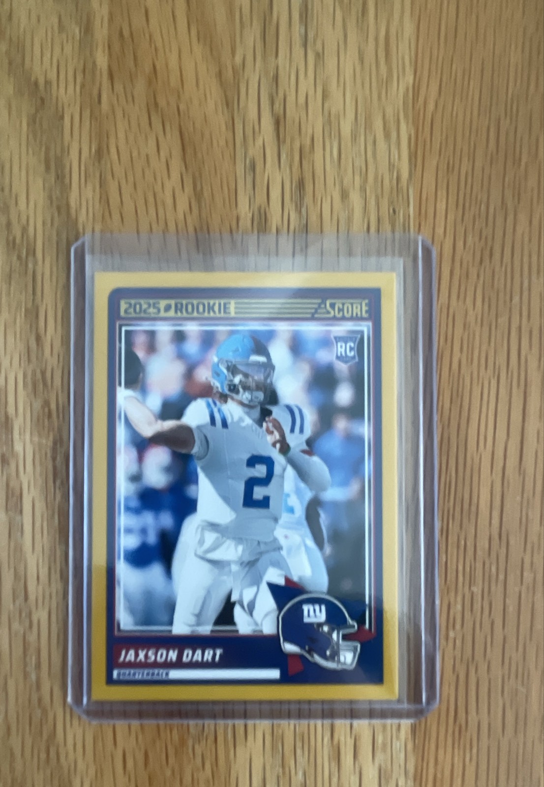 2025 Score - Rookies Jaxson Dart #35 Gold (RC)