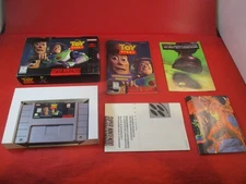Toy Story (Super Nintendo SNES) Near Complete w/ Box *damaged manual* game WORKS