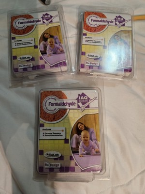 Compact & Versatile 5-Pack Air Formaldehyde Test Kits for Health Monitoring