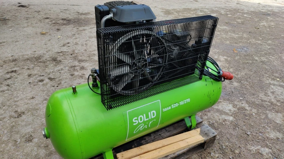 Kompressor Industrie Boge Solidbase 520-10 270 L Voll Funktionsfähig 10 Bar - Bild 2 von 4