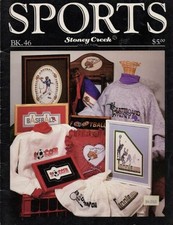 VTG lot of 2 STONEY CREEK SPORTS CROSS STITCH