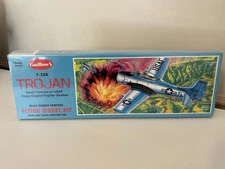 Guillow's T-28D Trojan Balsa Wood Flying Model Kit #901 Fighter Bomber Sealed