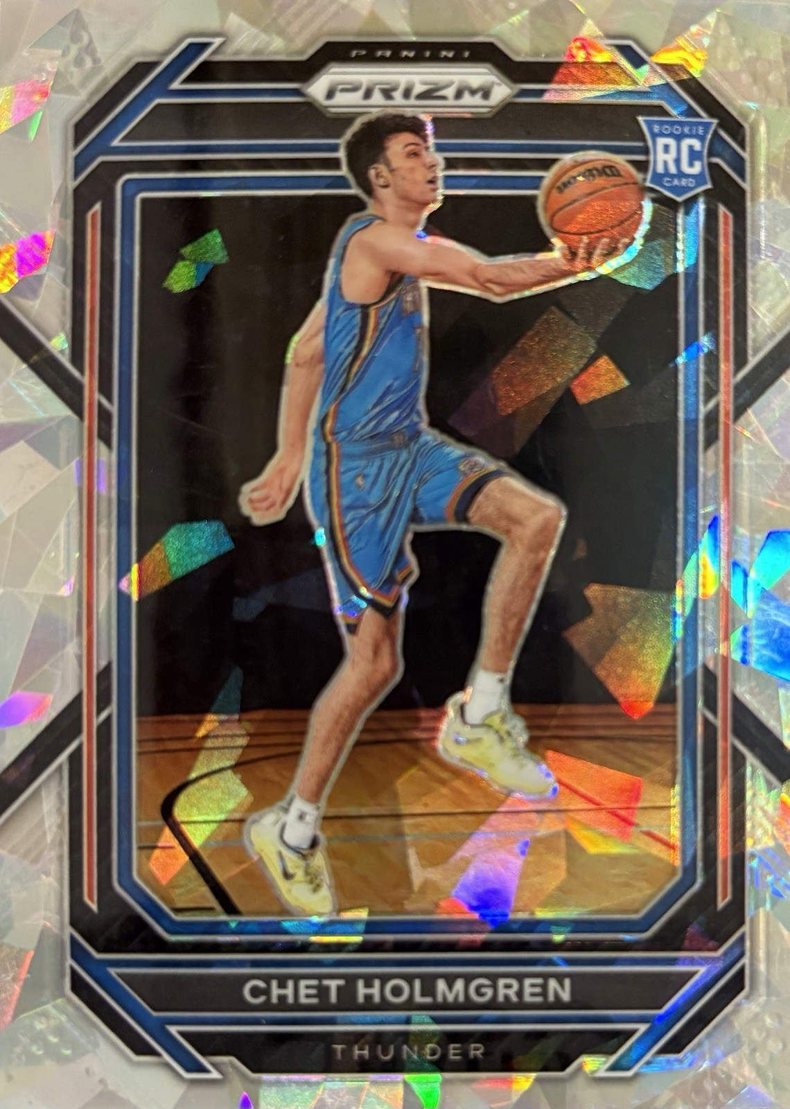 CHET HOLMGREN 2022-23 Panini Prizm Basketball CRACKED ICE PRIZM Rookie Card SP