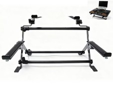 yskjyxgs Portable DJ laptop stand; adjustable tilt angle and width, anti-slip...