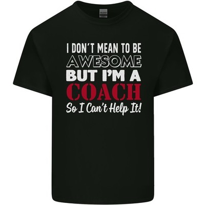 Ich Will Nicht, Aber Ich Bin Ein Coach Rugby Footy Kinder T-Shirt