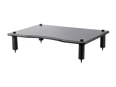 Monoprice Monolith Amplifier/Component Stand 23.8 x 16.7 x 4.7 Inches, Black