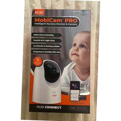 #ad MOBI MobiCam PRO Intelligent Nursery Monitor Camera 70665 WiFi Night Vision New $16.99