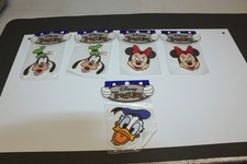 Vintage Disney Patches Lot of 5 - Donald, 2x Minnie And 2x Goofy