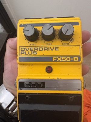 - Vintage DOD FX50-B Overdrive Plus. Guitar Effect Pre-Amp Distortion Pedal, USA