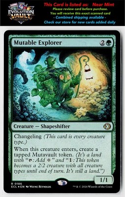 MTG Lorwyn Eclipsed #186 Mutable Explorer (Foil)
