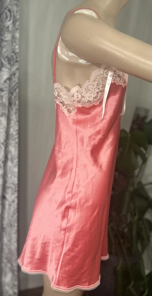 Y2K Victoria’s Secret Silky Fairy Slip Dress Babydoll Lingerie Sz M - Image 4 of 4