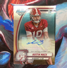 2024 Bowman University Chrome Austin Mack #PA-AMA Autograph Prospect Alabama
