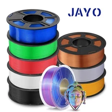 JAYO 1.1KG PETG Matte PLA PLA+ TPU ABS Wood 1.75mm 3D Filament Dual- Tri- Quad