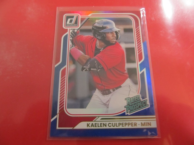 2026 Donruss Baseball Red/Blue Parallel Kaelen Culpepper Minnesota Twins #146