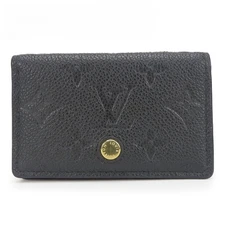 LOUIS VUITTON Card Case Envelope Carte Devisite Monogram Empreinte Noir Black