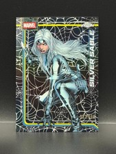 2026 Topps Chrome Marvel #158 Silver Sable Spider-Web /399