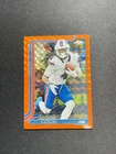 2025 Topps Chrome Football Orange Geometric Refractor James Cook #35