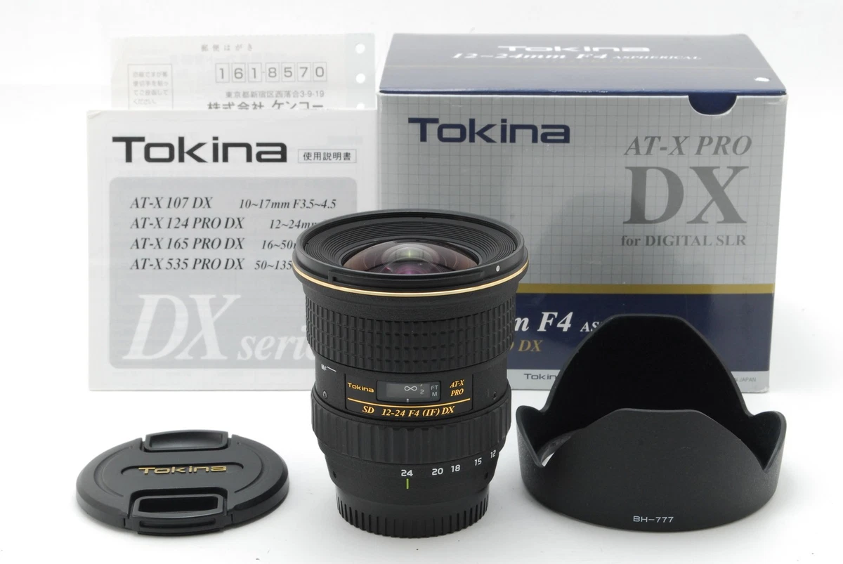TOKINA ATX PRO ZOOM 12-24/4.0 SD IF DX II MONTURE NIKON