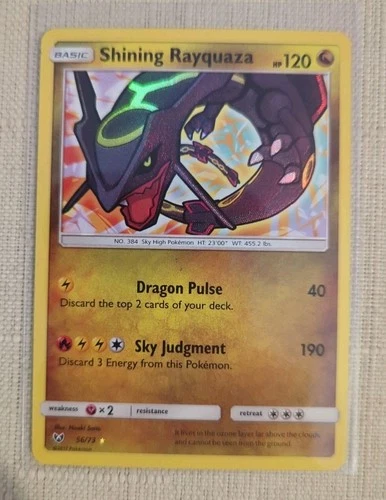 Pokemon Card Shinning Rayquaza 56/73 Shinning Legends Holo