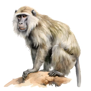 Monkey Ape Animal Jungle Self Adhesive Vinyl Sticker