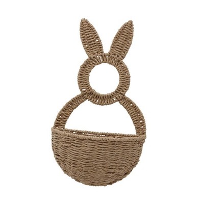 Easter Bunny Basket Rabbit Basket for Celebration Living Room Home Decor
