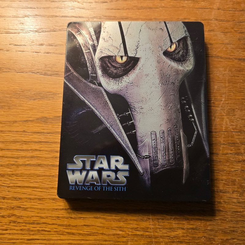 STAR WARS REVENGE OF THE SITH DVD BLUE RAY LIKE NEW 1 DISC STEEL CASE 
