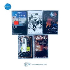 5 ZZ Top Cassette Tapes: Antenna, Tejas, XXX, Rhythmeen, Recycler SEALED