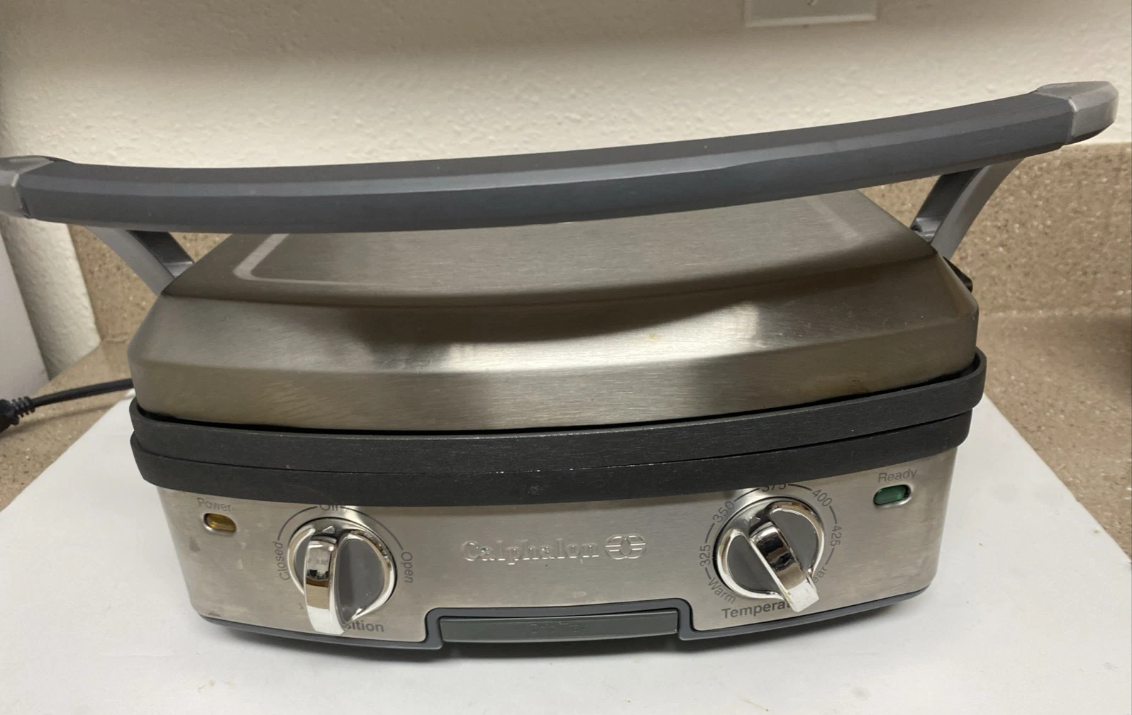 CALPHALON 5 in 1 Removable Plate NONSTICK GRILL Panini Press HE400CG Tested
Opens in a new window or