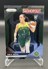 2024 Monopoly Prizm WNBA -Nika Muhl All-Star #WNBA26 RC - Seattle Storm