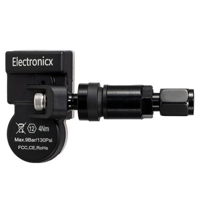 1x TPMS Tire Pressure Sensor with Black Metal Valve for Chery Ti