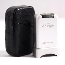 MINOX SUBMINIATURE CAMERA CUBE FLASH WITH CASE