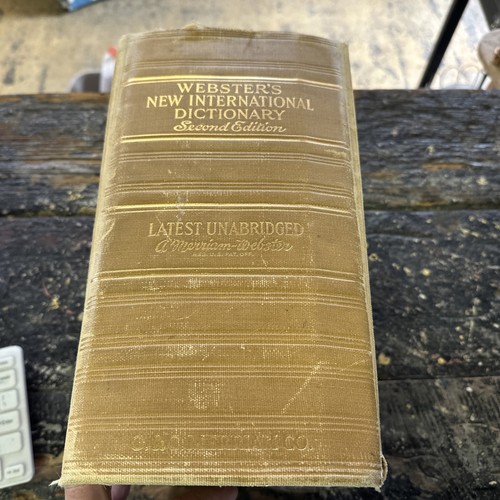 1950 webster's new international dictionary 2nd unabridged Good Condition - Picture 2 of 4