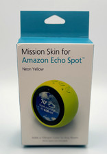 Amazon Echo Spot Mission Skin-Yellow-NIB