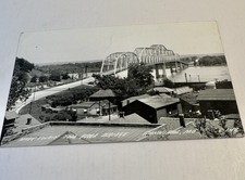 Postal de colección puente gratuito Mark Twain Hannibal Missouri