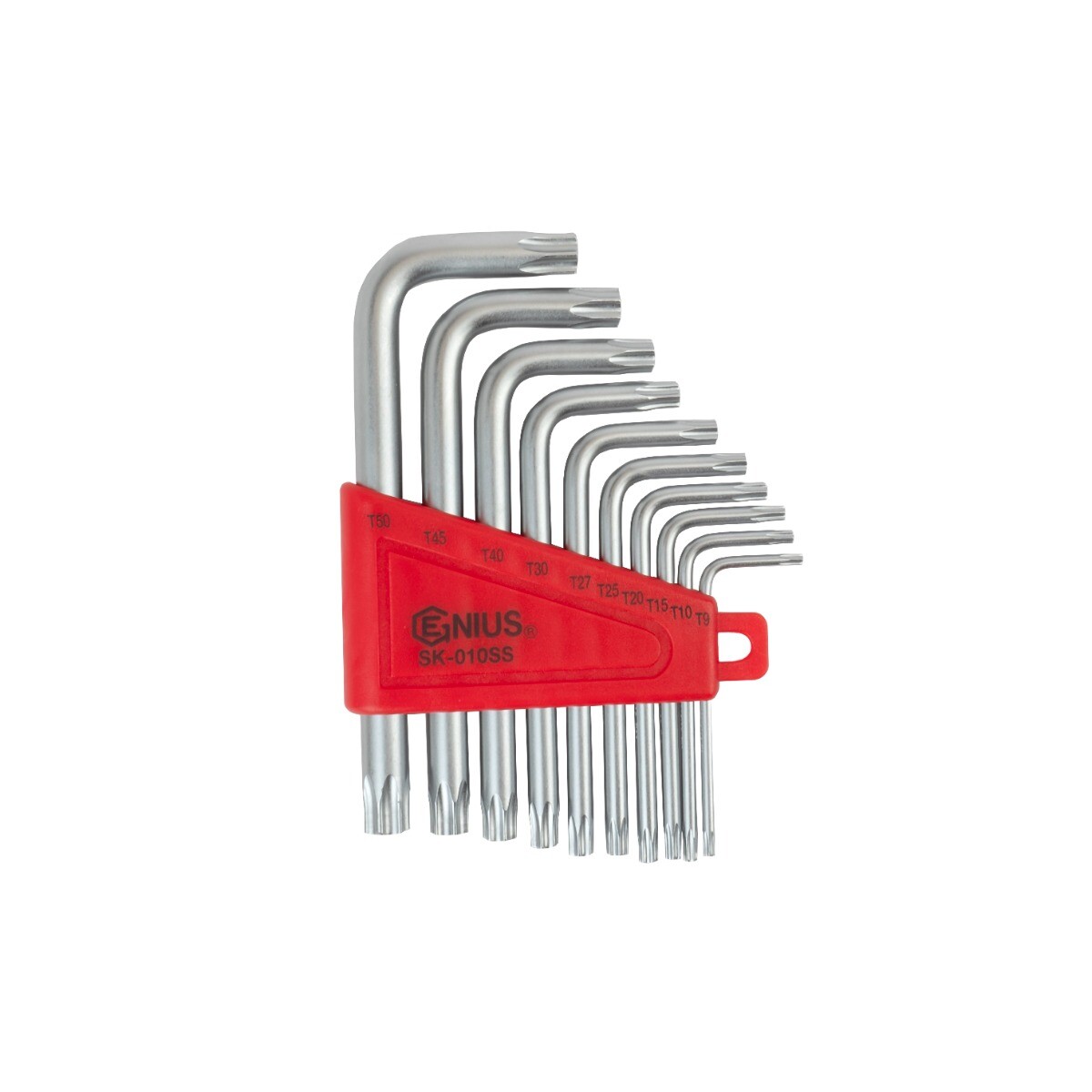 Genius Tools 10 Piece Star Key Wrench Set (S2 Tool Steel) - SK