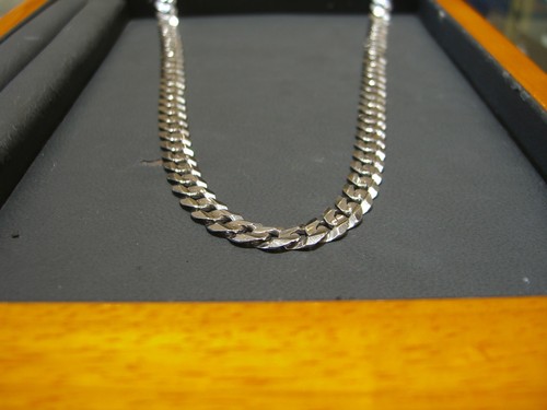 WHITE GOLD CUBAN LINK 51 GRAM NECKLACE 