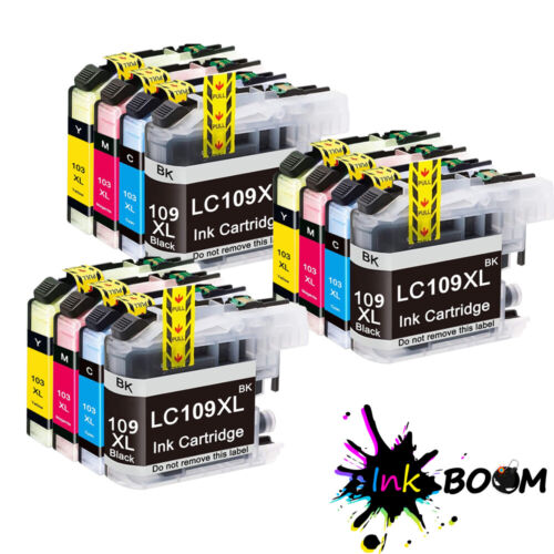 LOT ink Cartridges fits Brother LC109 LC103 MFC-J6520DW MFC-J6720DW MFC-J6920DW - Picture 8 of 16