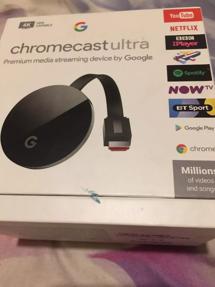 NEW Chromecast Ultra✓ 4K | Built in WiFi | (NC2-6A5-D) 3rd | eBay